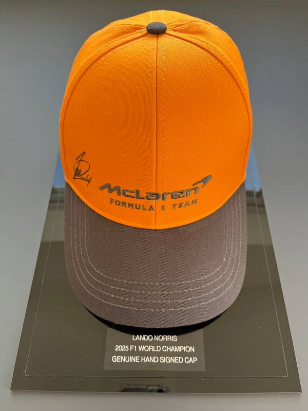 Lando Norris Signed 2025 McLaren Cap