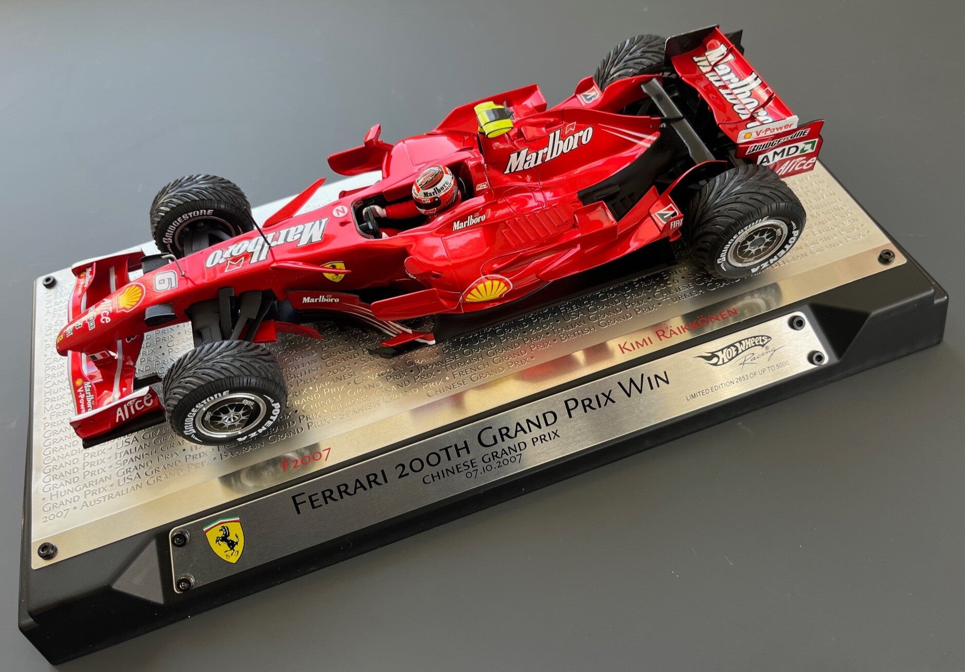 Ferrari '200 Wins' F2007 Shanghai 2007 Kimi Raikkonen