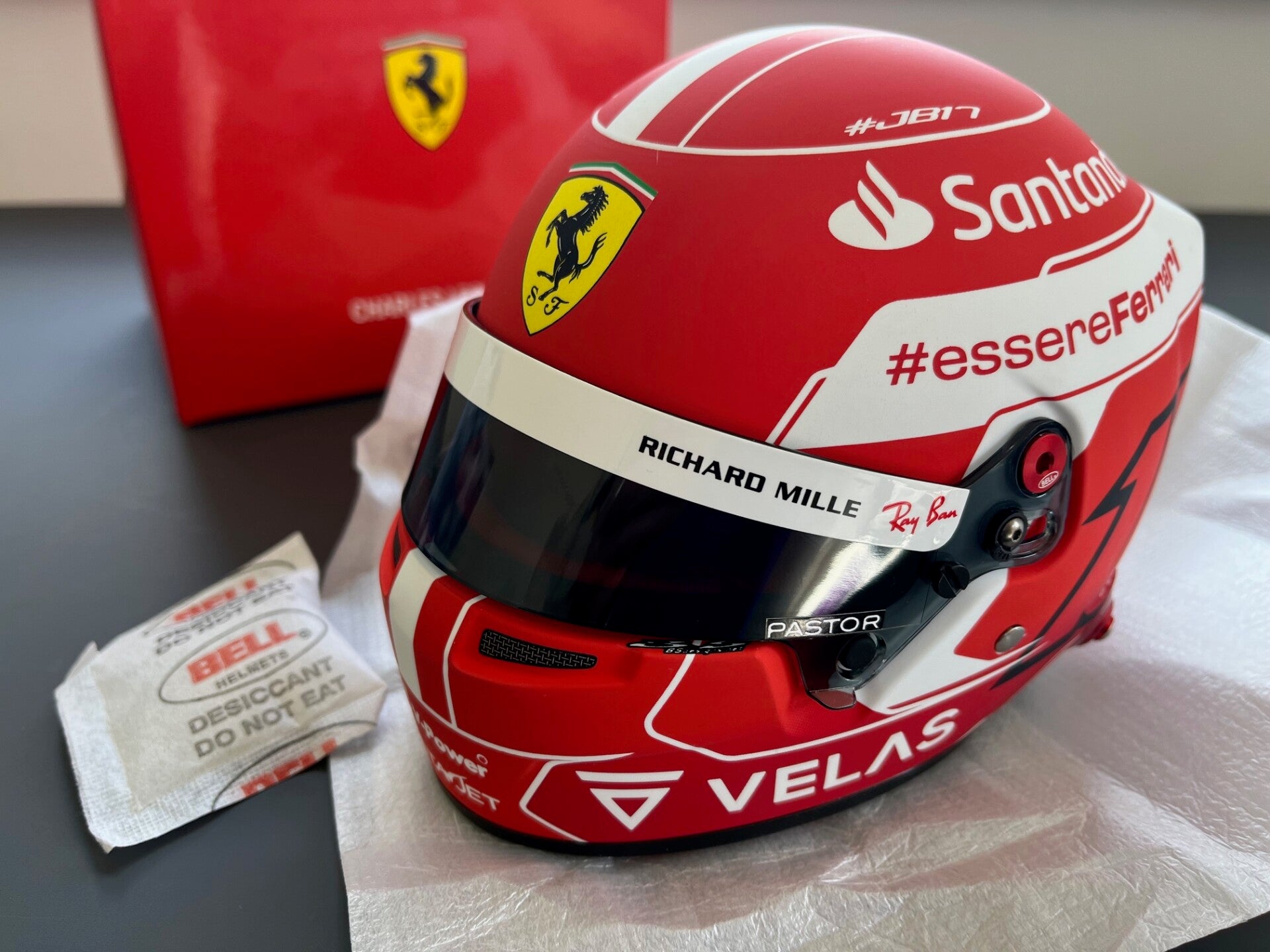 Charles Leclerc 1/2 Scale 2022 Ferrari Helmet