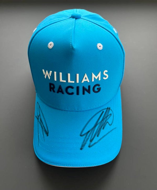 Alex Albon & Nicholas Latifi Signed Williams Cap