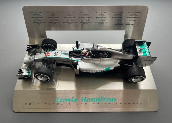 Lewis Hamilton 2014 Mercedes W05 Display