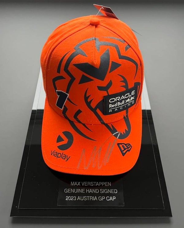 Max Verstappen Signed Red Bull Cap