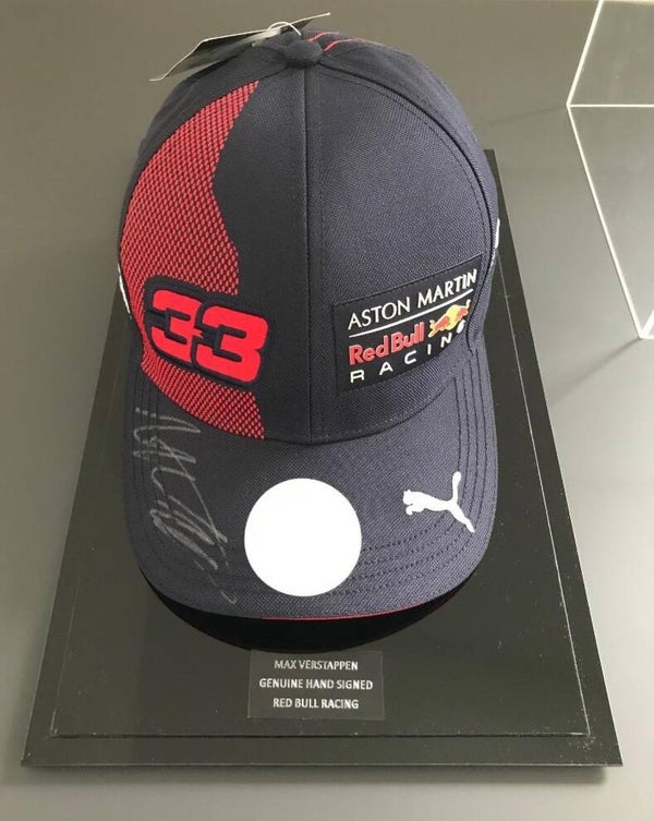 Max Verstappen Signed Red Bull Cap