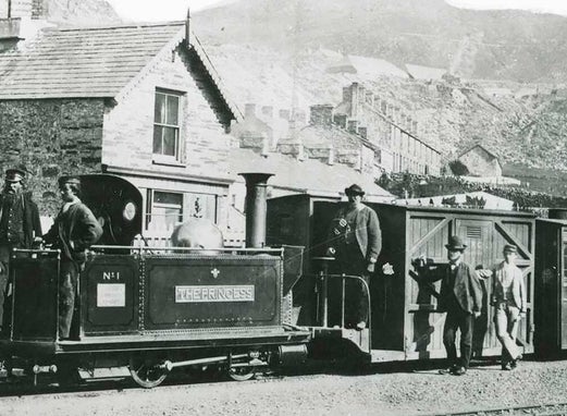 Princess on the Ffestiniopg Railway