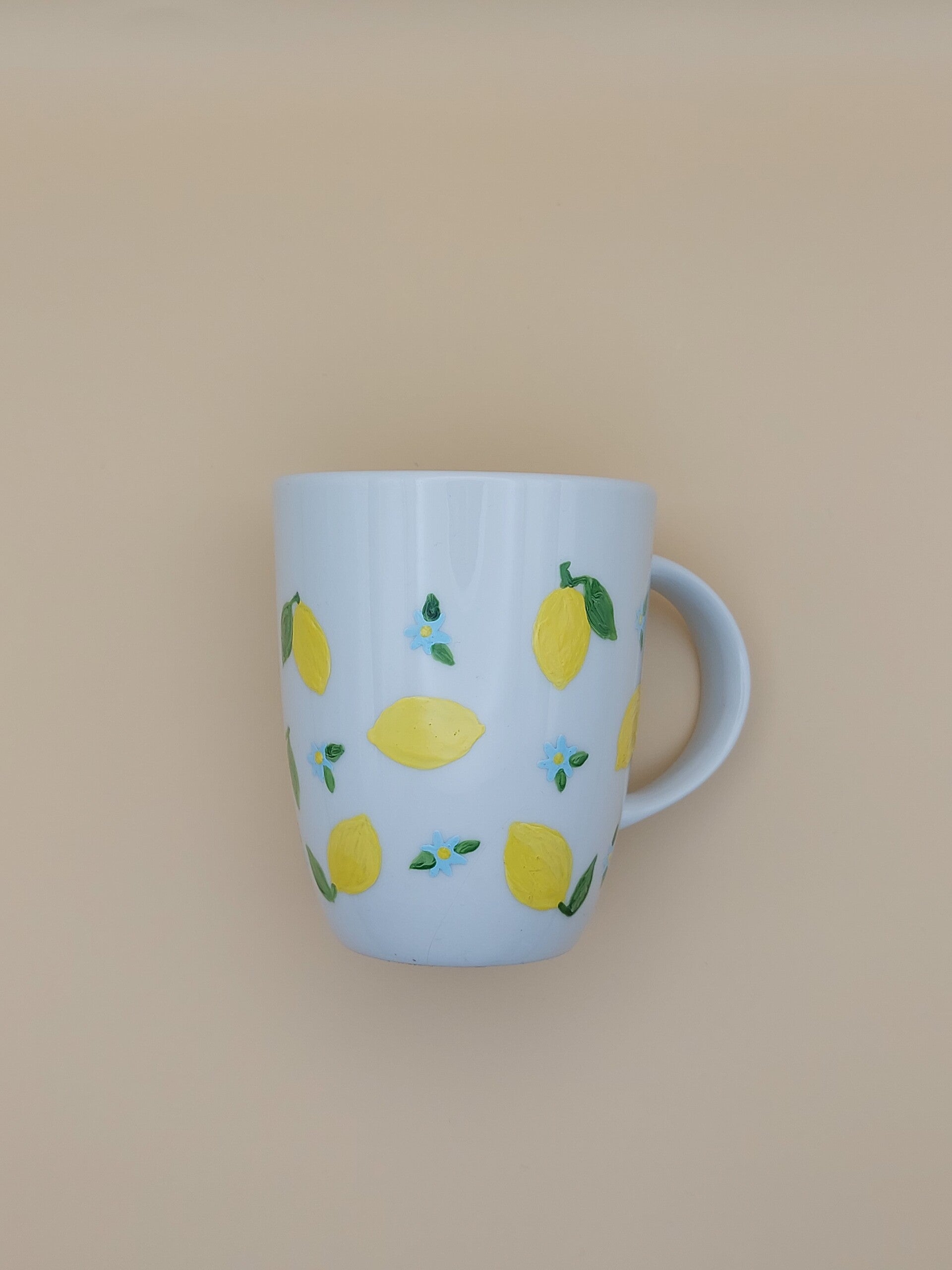 Porseleinen mok lemon