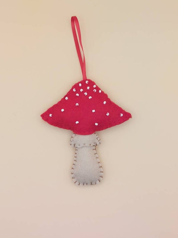 Hanger red mushroom