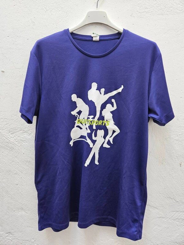 Camiseta morada de deporte talla M de Roly