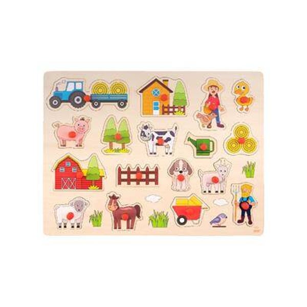 Houten puzzel - Boerderij