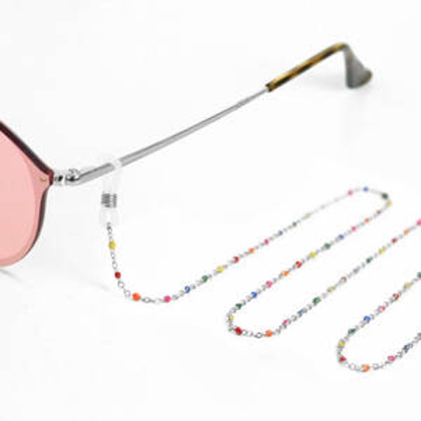 Zonnebrilkoord Multicolor Zilver