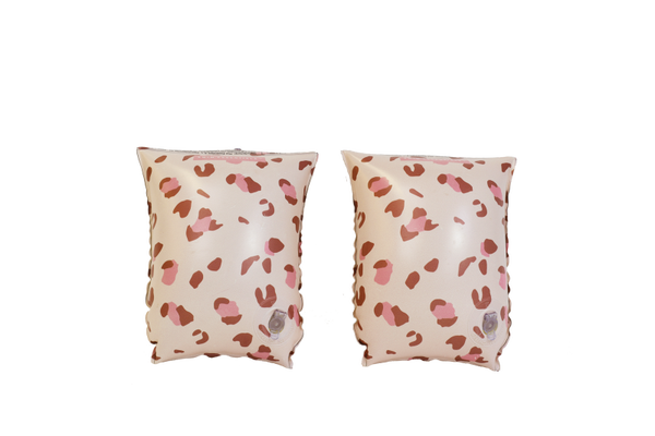 Zwembandjes - Old pink panterprint 2-6 jaar