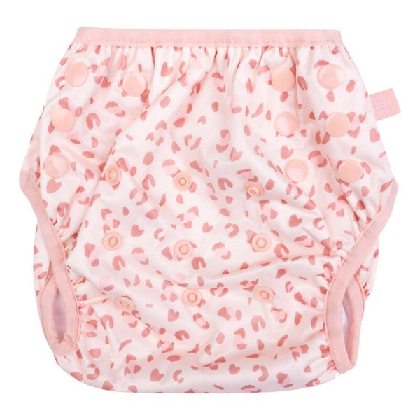 Wasbare zwemluier- Old pink panterprint