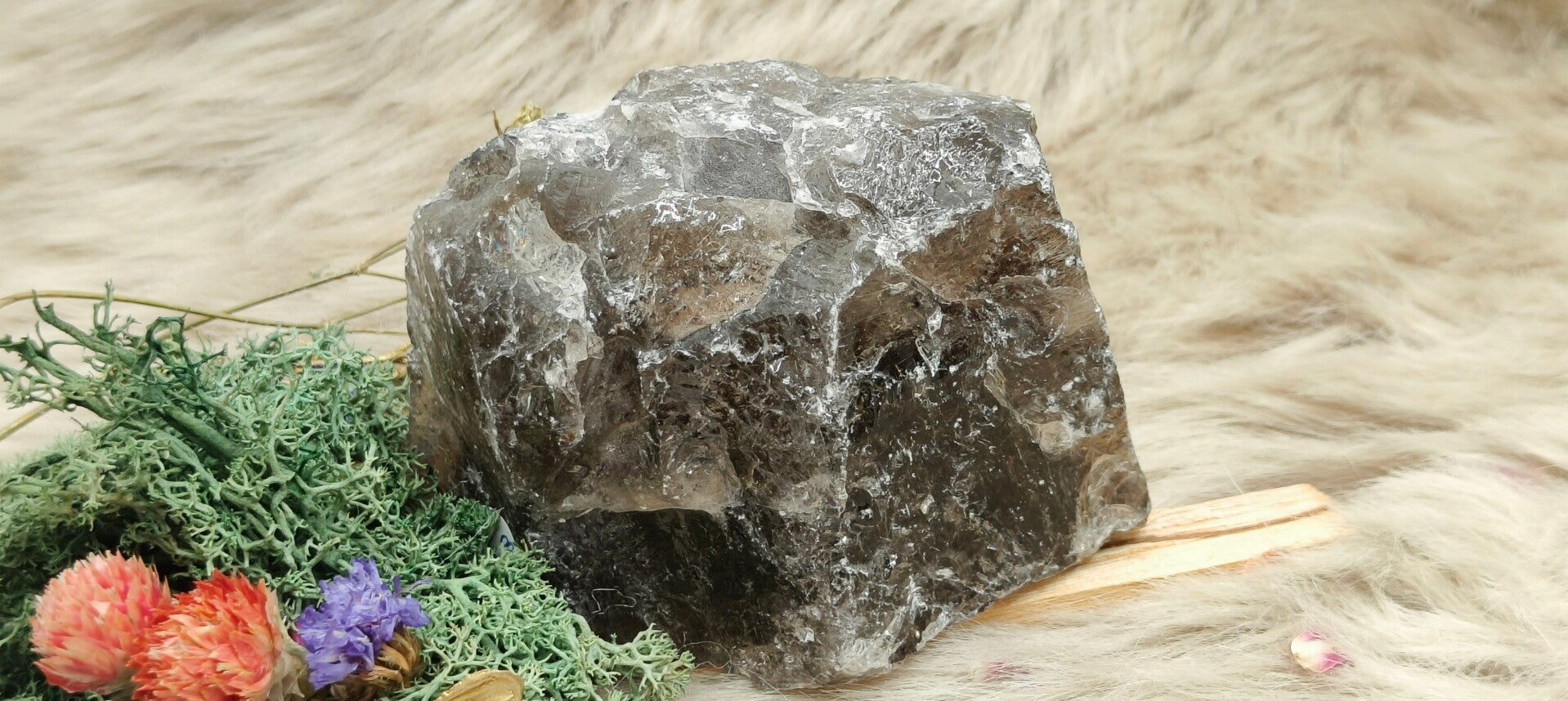 Rookkwarts ruw stuk - A kwaliteit