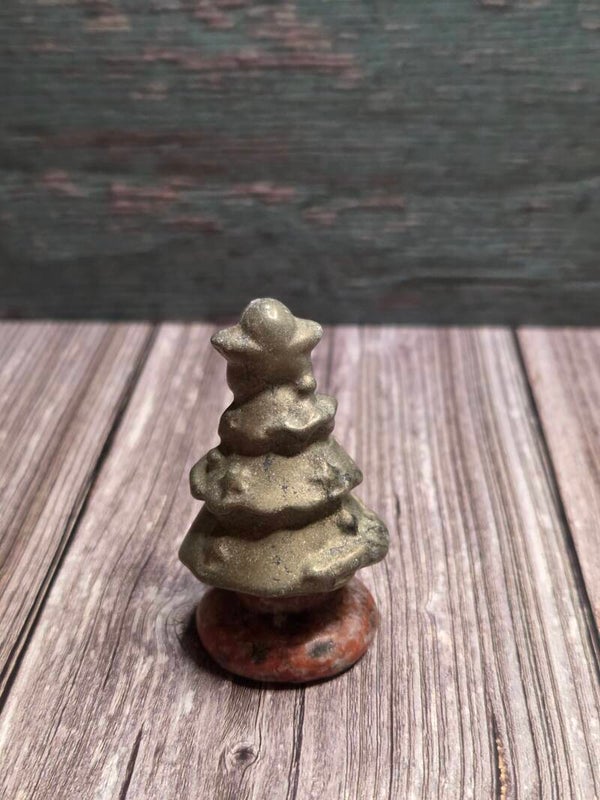 Pyriet met jaspis kerstboom