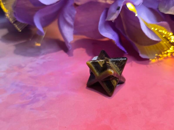 Tijgeroog merkaba ster
