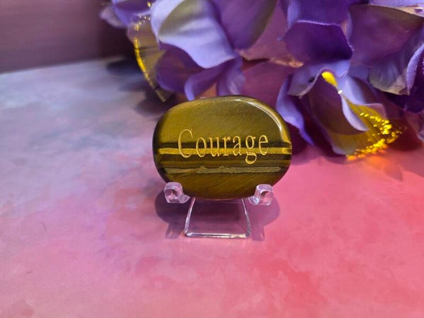 Tijgeroog oplegsteen - Courage