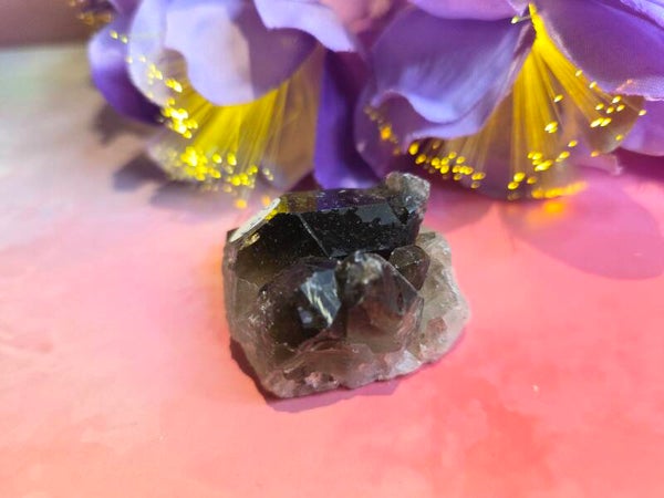Rookkwarts cluster klein