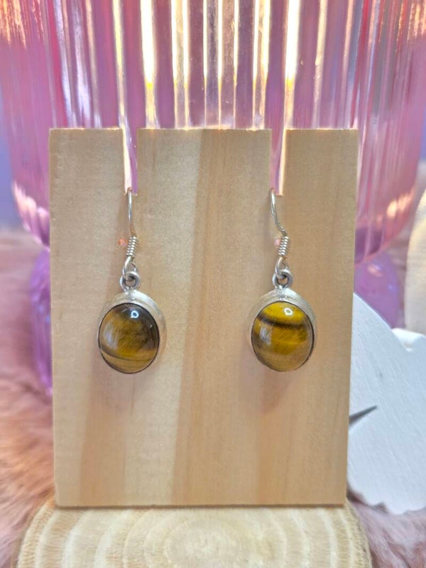 Tijgeroog oorhangertjes