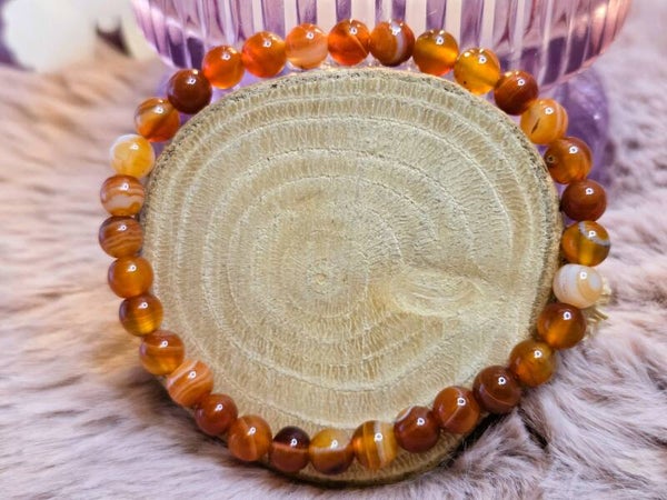 Carneool armband - kraal