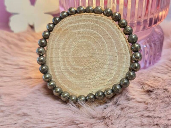 Pyriet armband - 6mm kraal