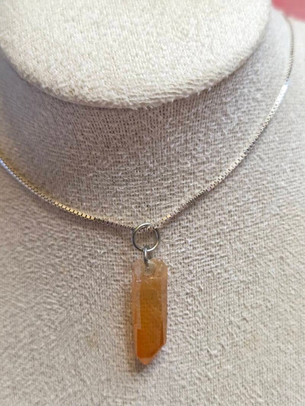 Tangerine kwarts gezondheidshanger