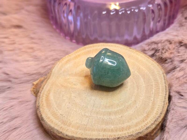 Groene aventurijn eikeltje