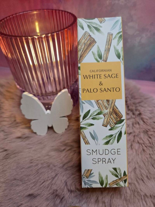 White sage & palo santo smudge spray