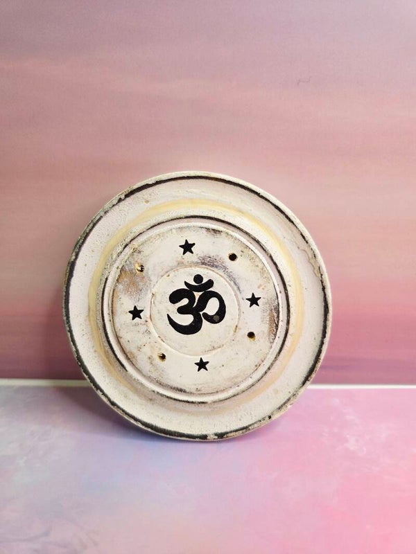 Ohm houten wierookbrander