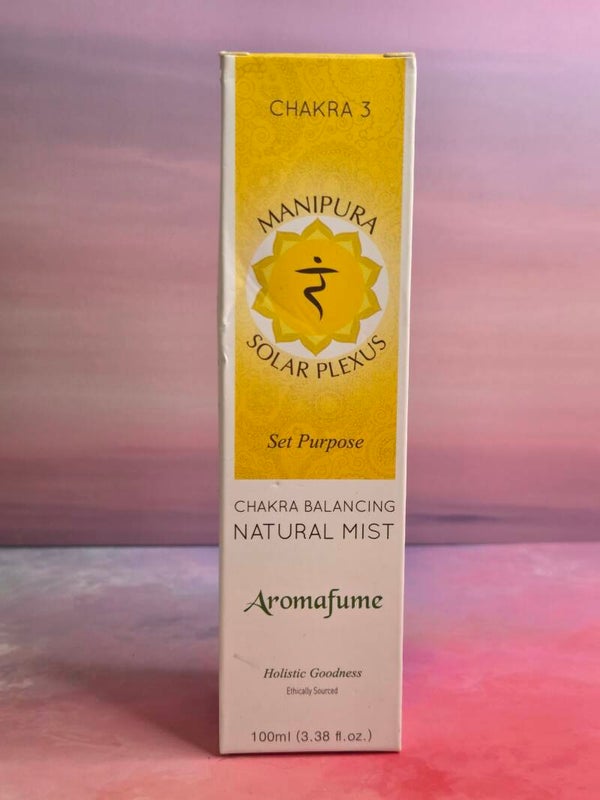 Chakra balancing spray (mist) - ZONNEVLECHT CHAKRA