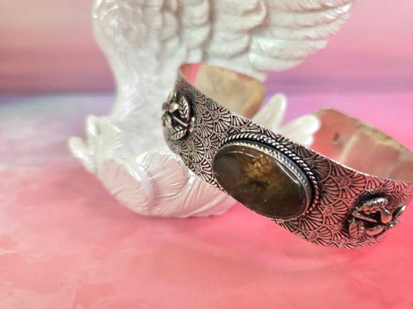 Labradoriet brede armband
