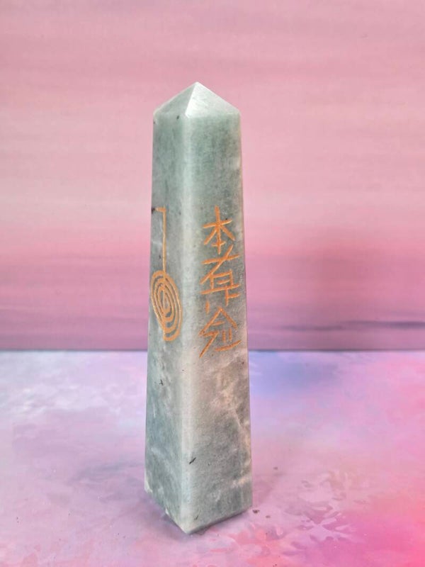 Amazoniet obelisk - REIKI
