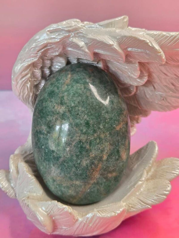 Groene aventurijn palmsteen