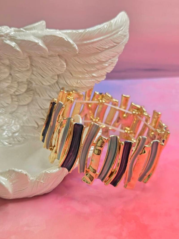 Brede armband - Verzilverd