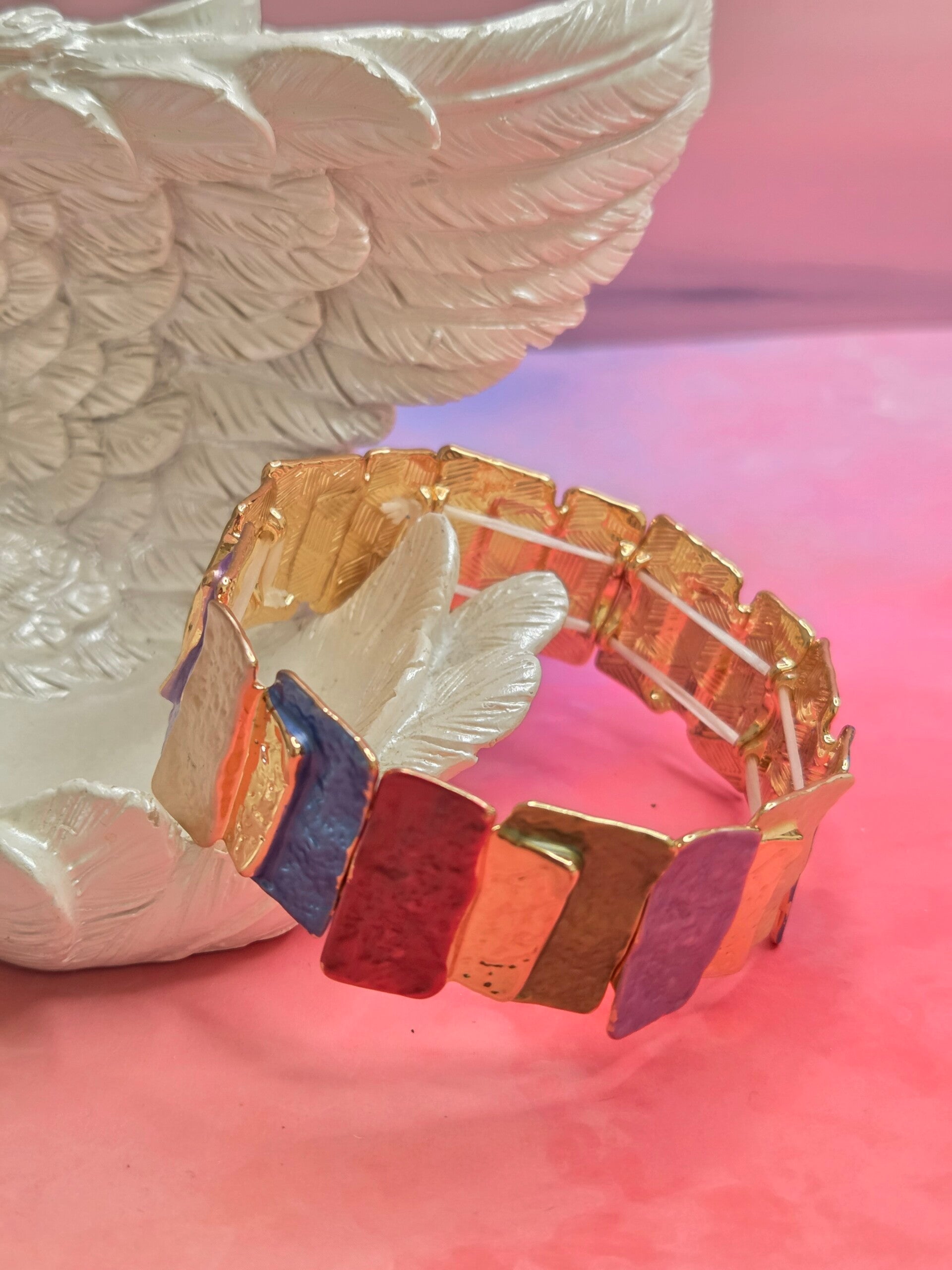 Brede armband - Gouden kleur