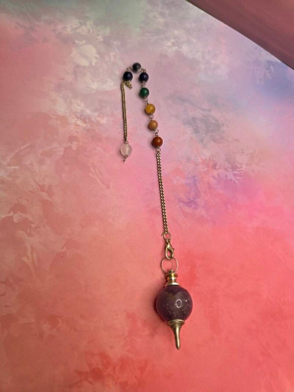 Chakra pendel amethist