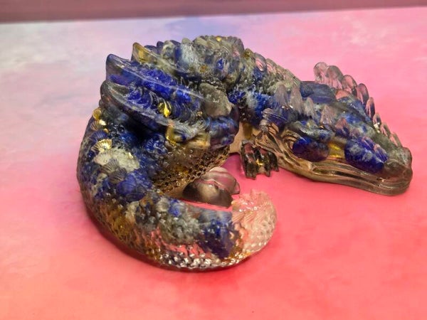 Lapis lazuli draak