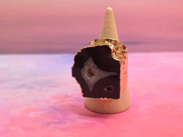 Agaat zwarte, ring