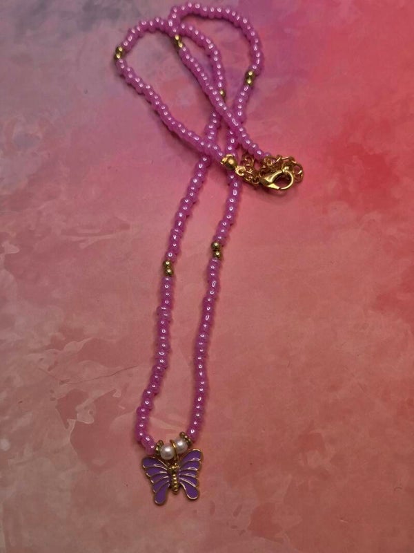 Vlinder ketting kraaltjes