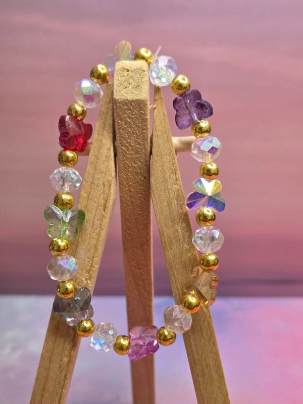 Vlinder armband kralen