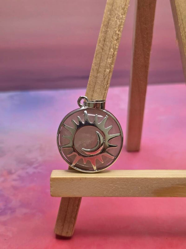 Rozenkwarts hanger - Zon