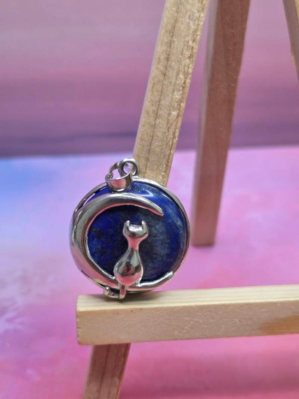 Lapis lazuli hanger - Maan & poes