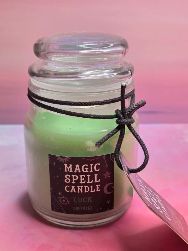 Magic spell candle