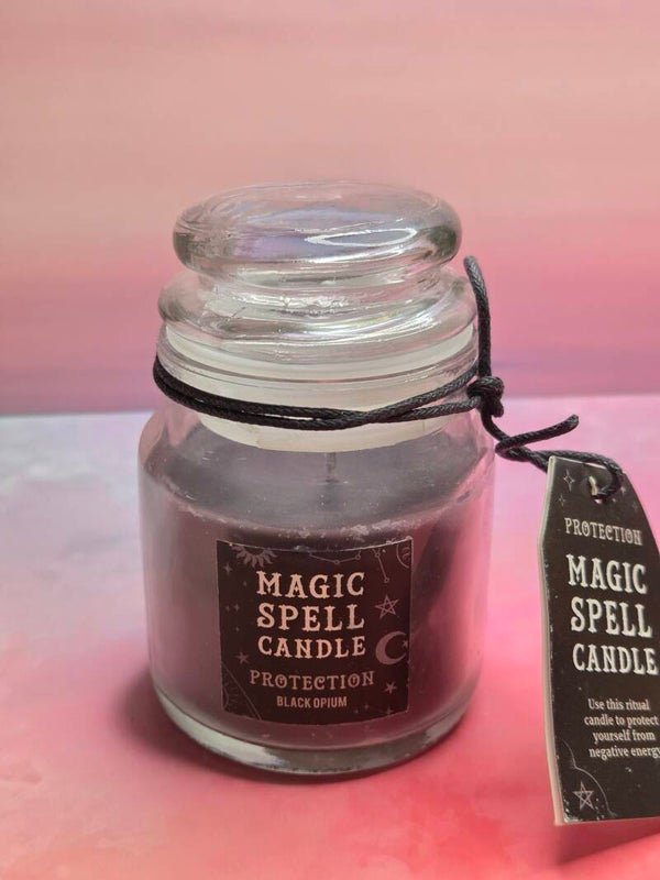 Magic spell candle
