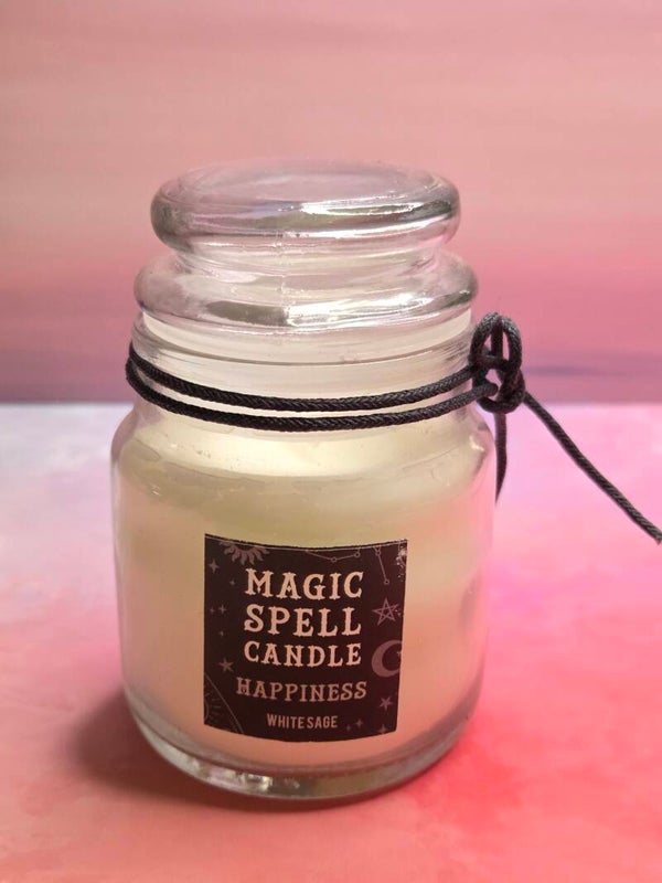 Magic spell candle