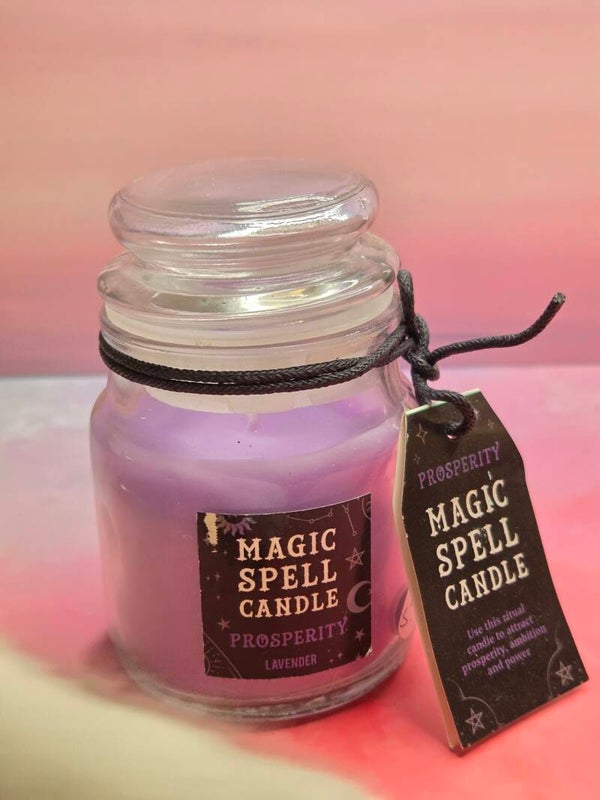 Magic spell candle