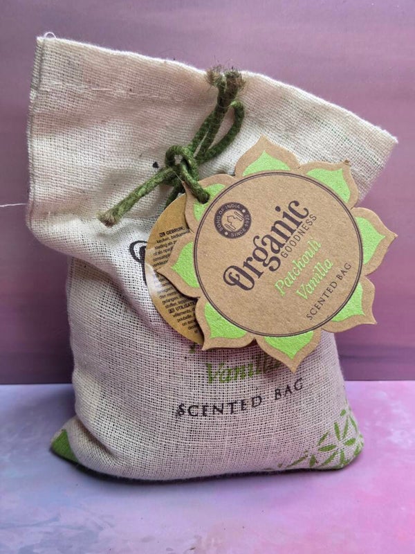 Organic geurzakje - Patchouli & vanille
