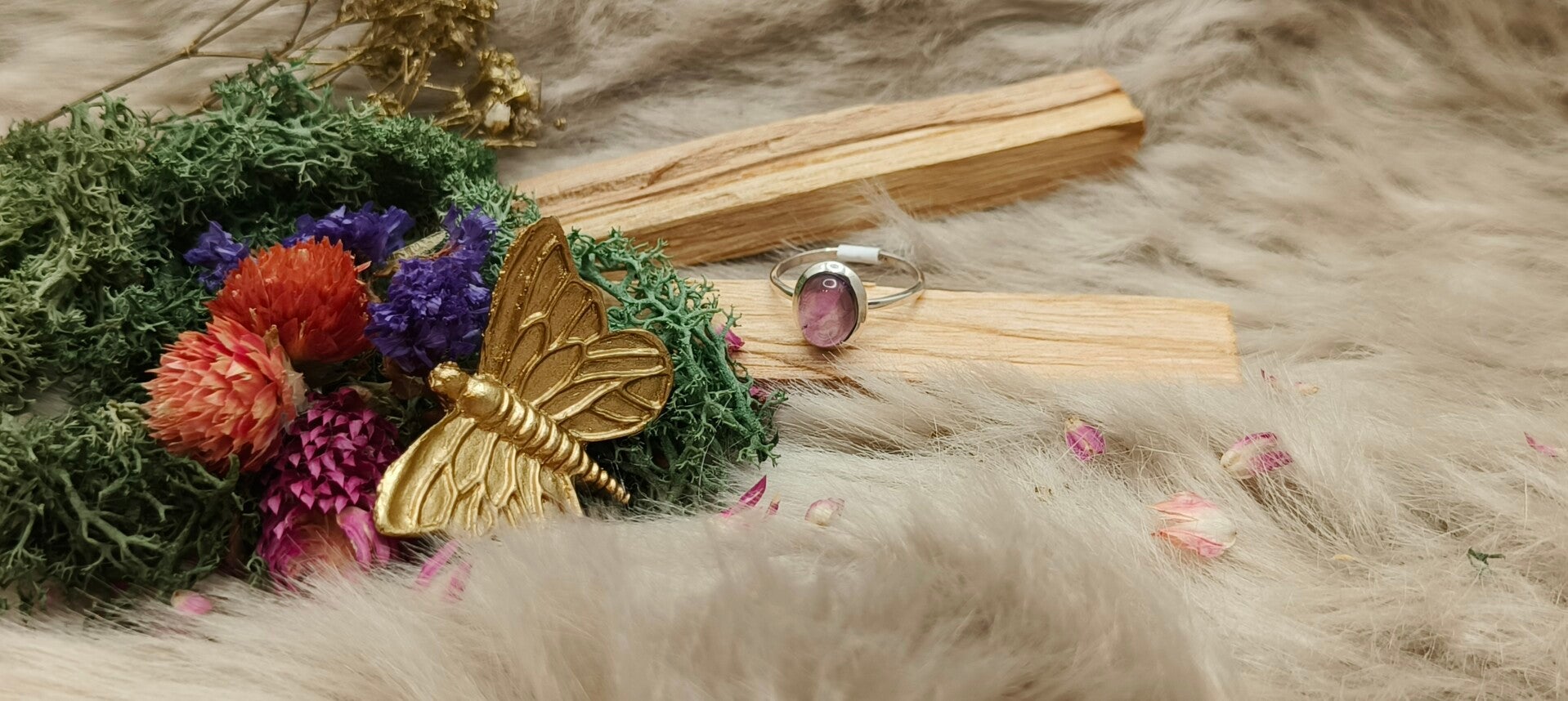 Amethist fijn ringetje