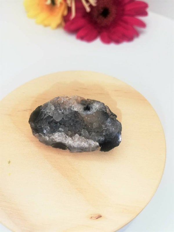 Agaat geode klein ongeveer 3.2 op 2