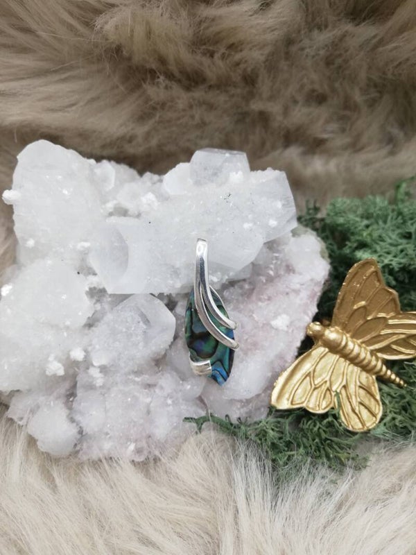 Abalone schelp hanger ---GERESERVEERD---