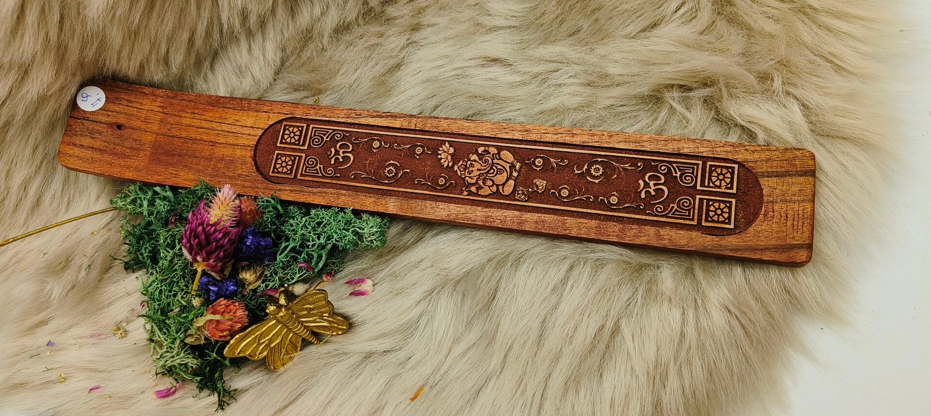 Wierookplank Ganesha - hout