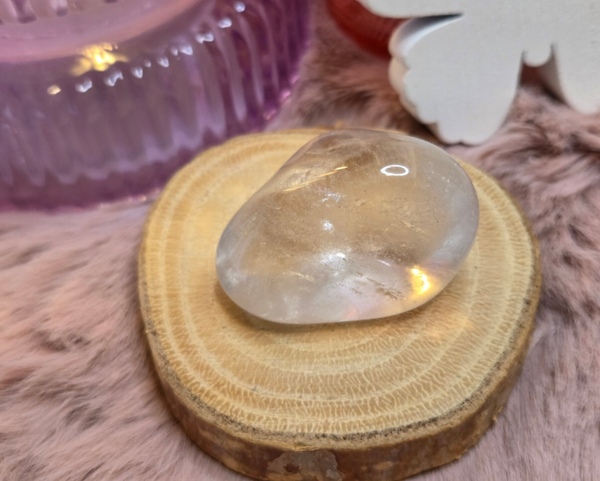 Bergkristal trommelsteen - Medium